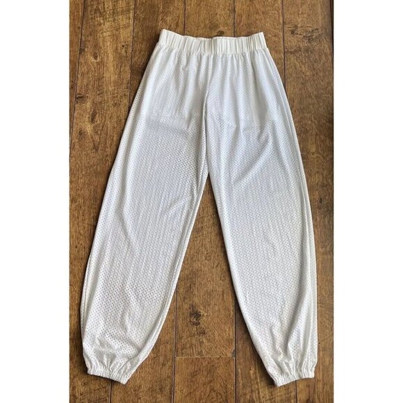 Blue Life Women's White Mesh Track Pants Size Large $140 New without tag - Picture 14 of 14